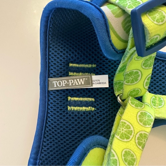 Like new! Top Paw Dog Harness Lime Water M - Picture 5 of 7
